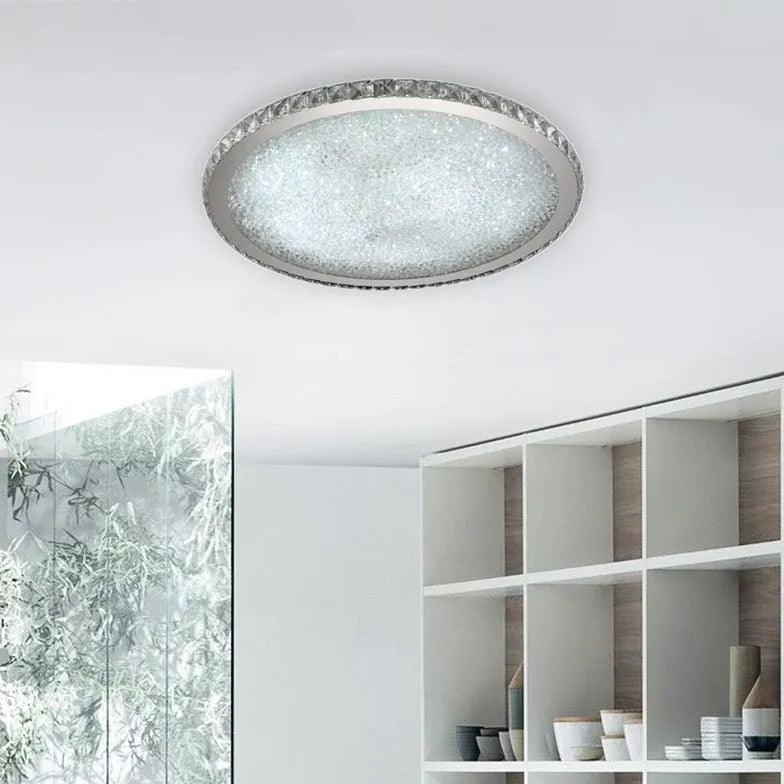 Disc Crystal Modern Luxury Ceiling Light - Clowas