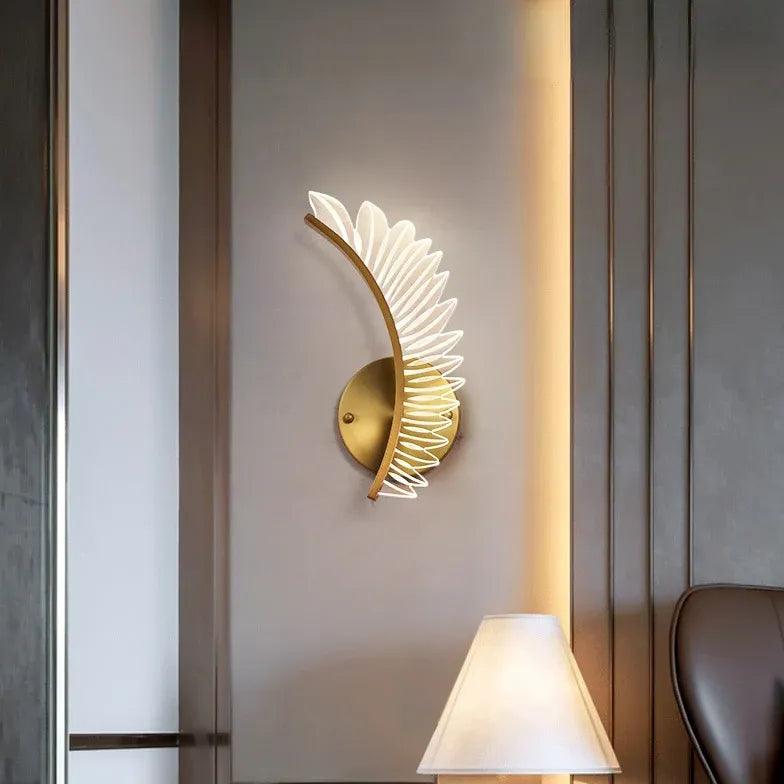 Creative Wing Modern Gold Wall Lights - Clowas