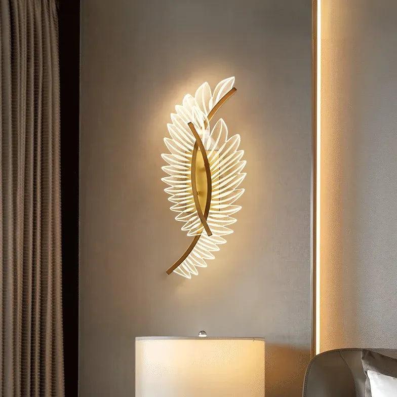 Creative Wing Modern Gold Wall Lights - Clowas