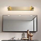 Ribbed Wall Light Bathroom Gold - Clowas