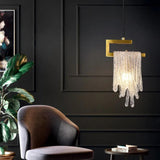 Elegant Gold Crystal for Dining Room Pendant Light - Clowas