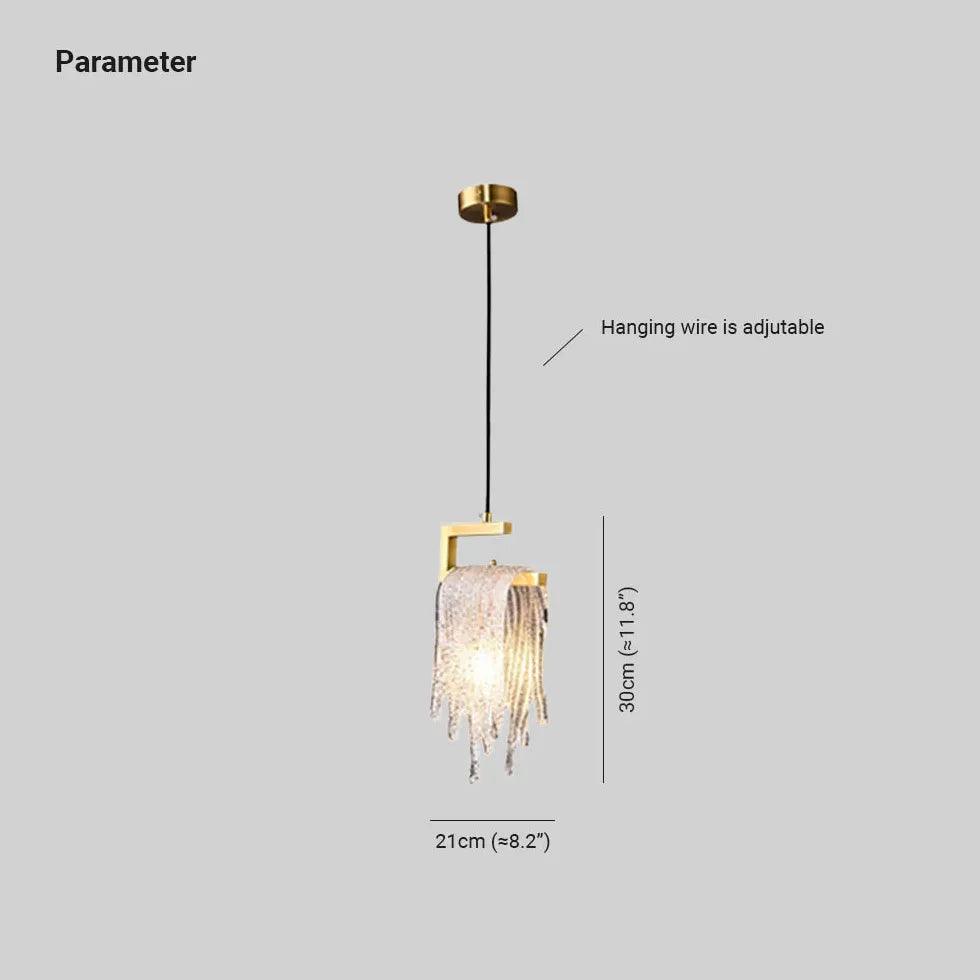 Elegant Gold Crystal for Dining Room Pendant Light - Clowas