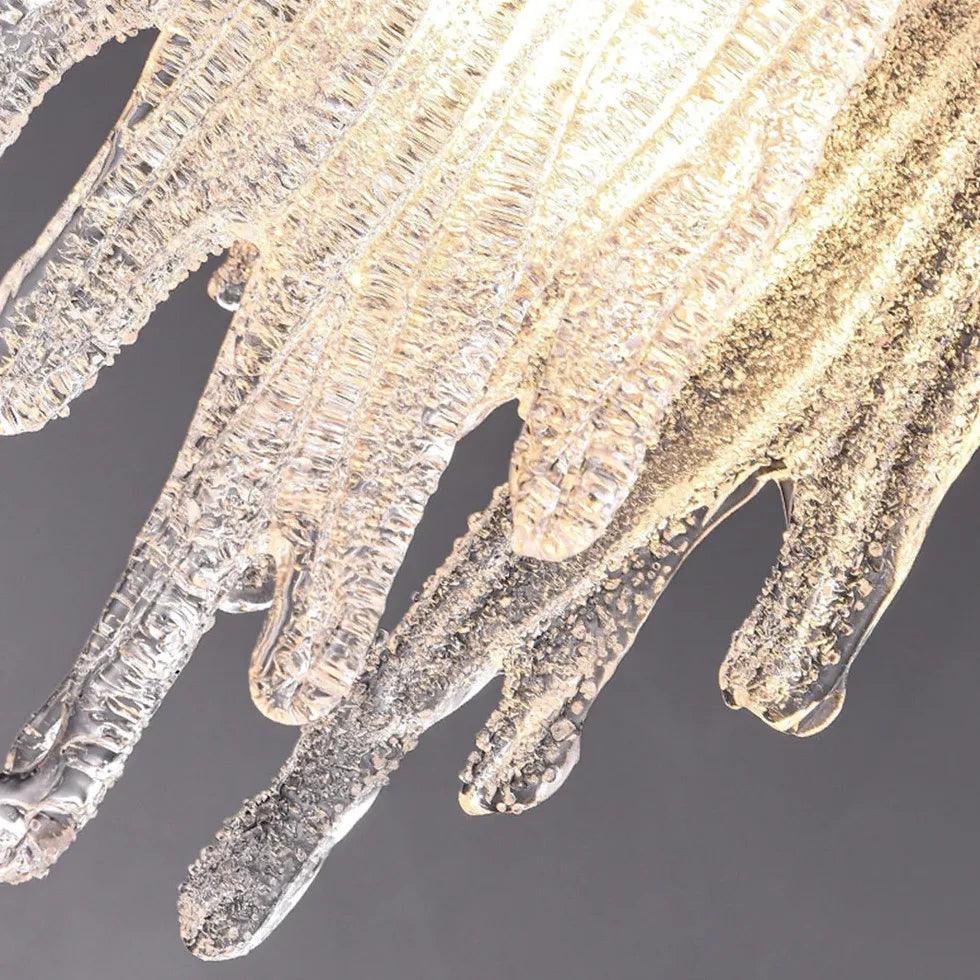 Elegant Gold Crystal for Dining Room Pendant Light - Clowas