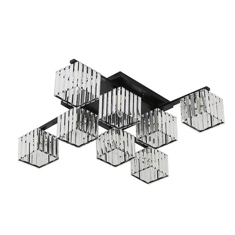 Multi-Head Cube Glass Modern Ceiling Light - Clowas
