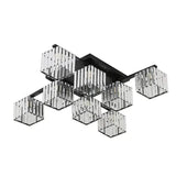 Multi-Head Cube Glass Modern Ceiling Light - Clowas