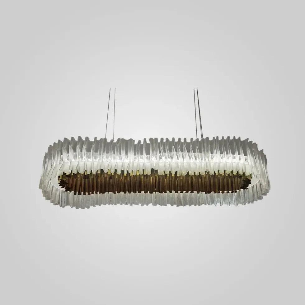 Wave-Shaped Modern Living Room Pendant Light - Clowas