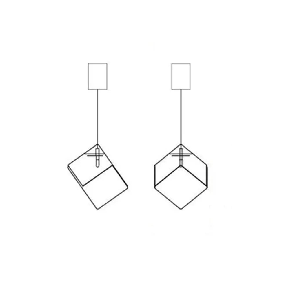 Cube Multi-Light Living Room Pendant Light - Clowas