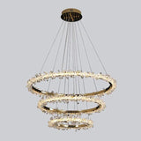 Ring Crystal Bead Modern Pendant Light - Clowas