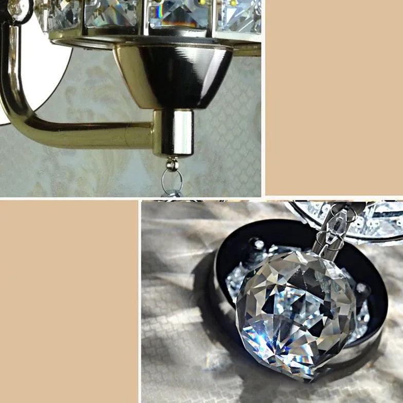 Cylinder Crystal Plug in Wall Lights - Clowas