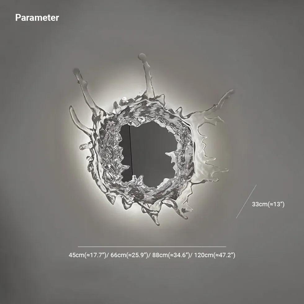 Water Ripple Modern Decoration Mirror Lights - Clowas