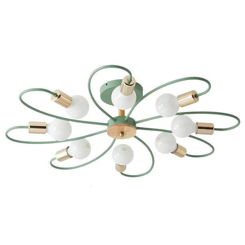 Multi-head Metal Bedroom Ceiling Light - Clowas
