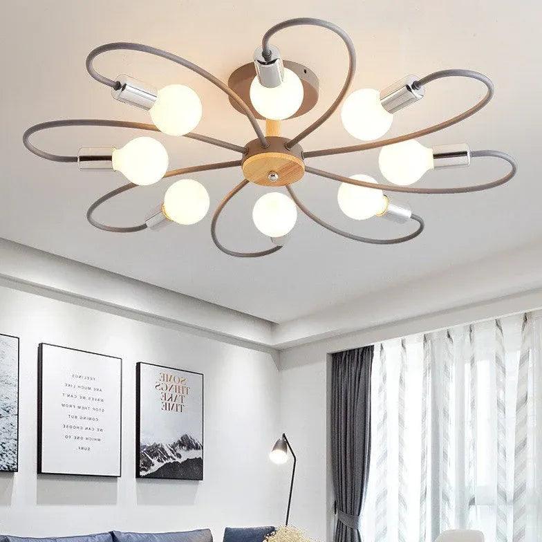 Multi-head Metal Bedroom Ceiling Light - Clowas