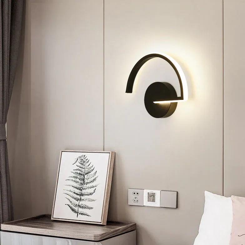 Arc Minimalism Modern Bedroom Wall Lights - Clowas