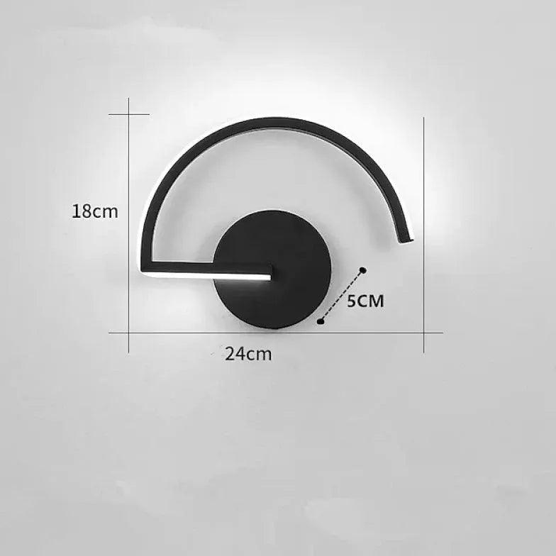 Arc Minimalism Modern Bedroom Wall Lights - Clowas