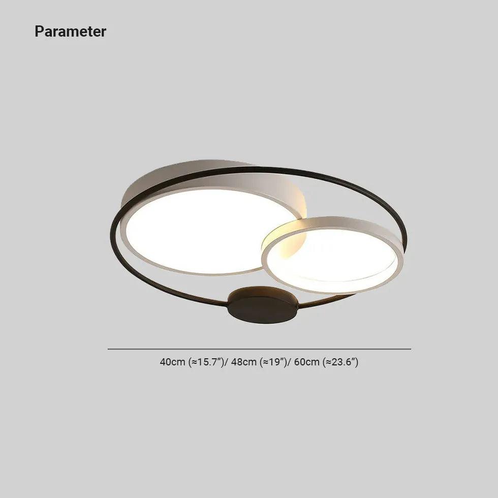 Multi-Circle Modern Minimalist Ceiling Light - Clowas