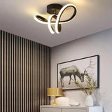Irregular Two-Tone Ring Modern Ceiling Light - Clowas