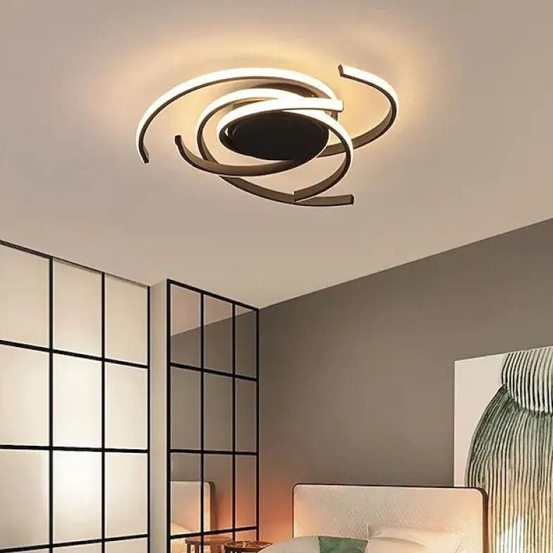 Half-Ring Design for Bedroom Ceiling Light - Clowas