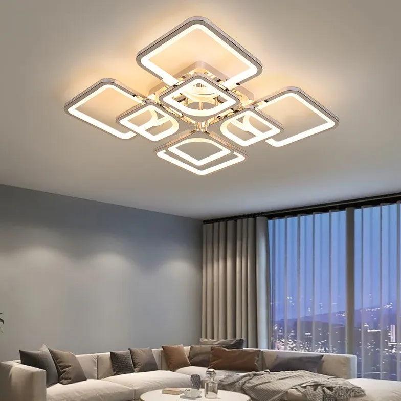 Multi-Square Frame Modern Pendant Light - Clowas