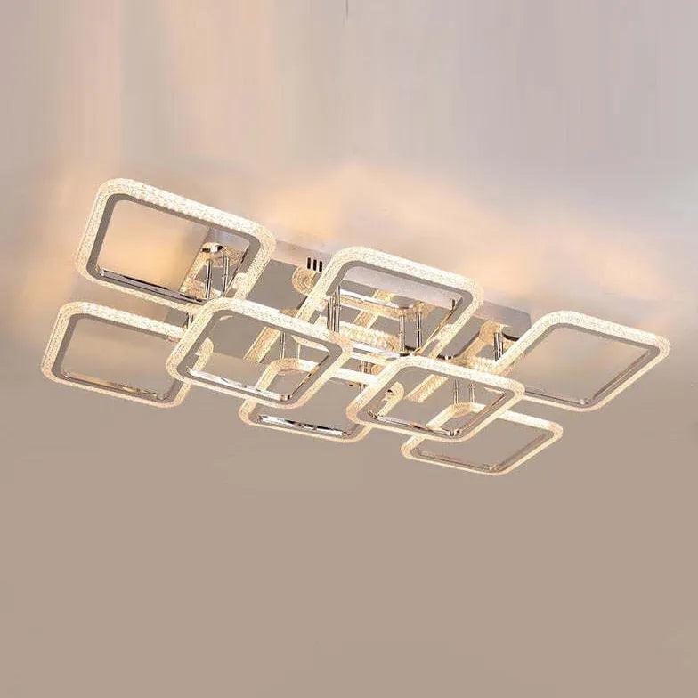 Multi-Square Frame Modern Pendant Light - Clowas