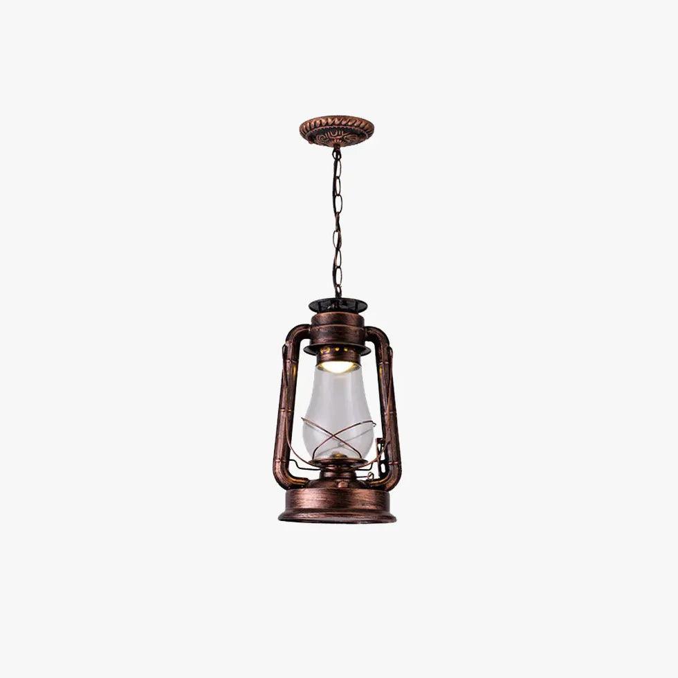 Lantern-Shaped Vintage Industrial Pendant Light - Clowas