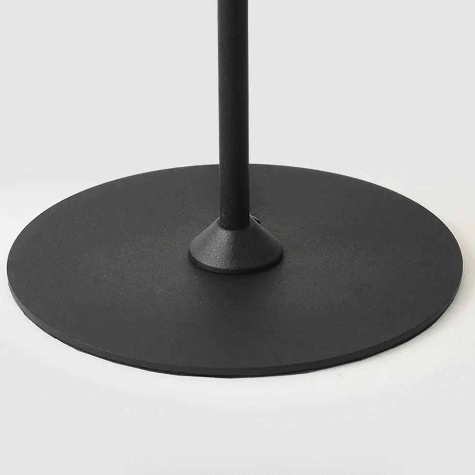 Large Black Disc Modern Table Lamp - Clowas