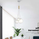 Glass Light Pendant with Starry Bubble Design