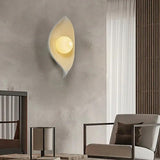 Leaf-Shaped Resin Living Room Wall Light - Clowas