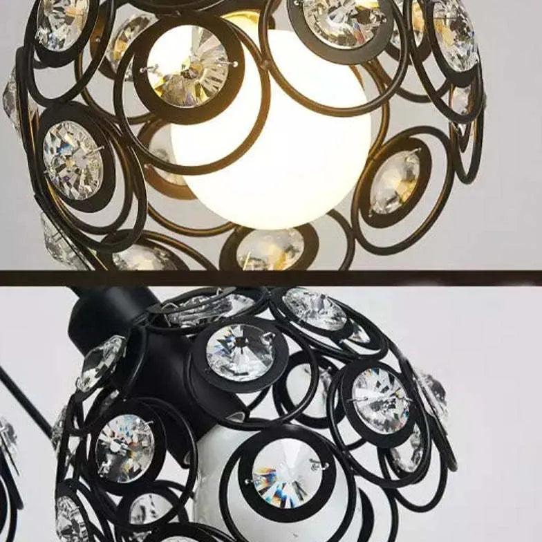 Acrylic Multi-Head Unique Sphere Pendant Light - Clowas