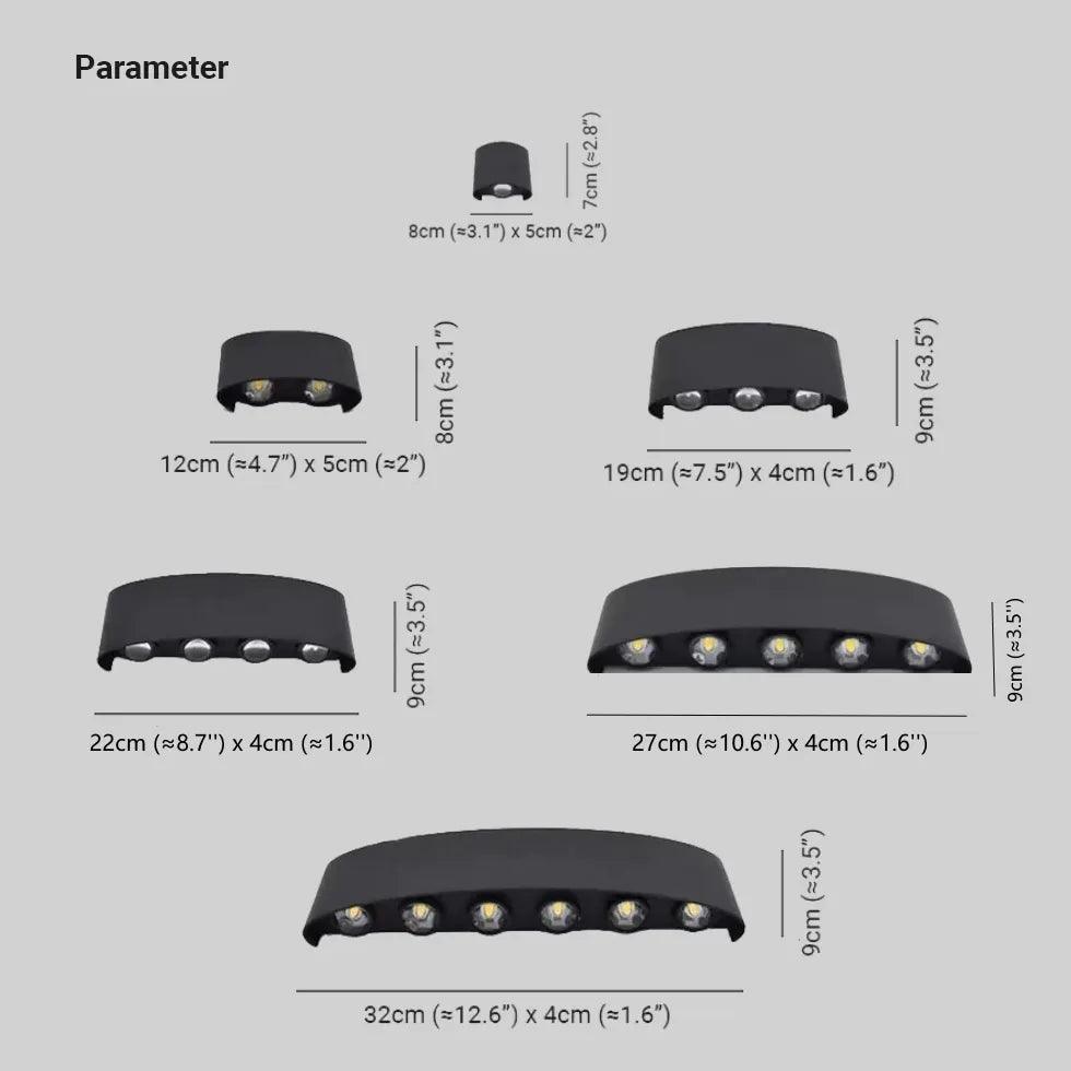 Led Modern Up and Down Lights - Clowas