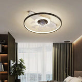LED Outer Ring Modern Fan Light - Clowas