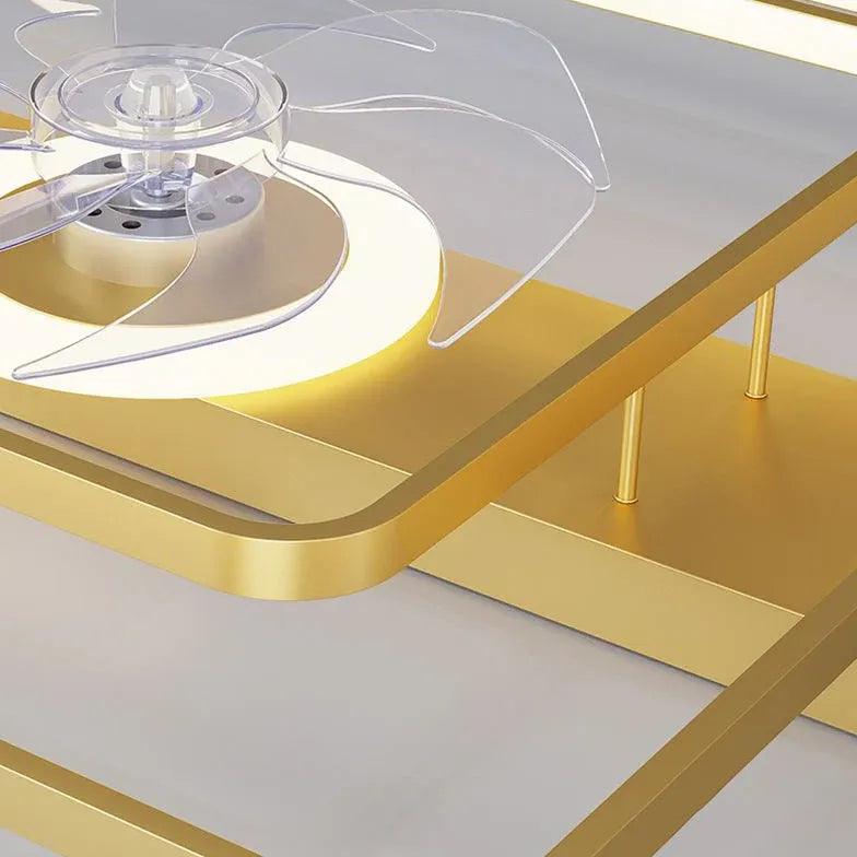 LED Outer Ring Modern Fan Light - Clowas