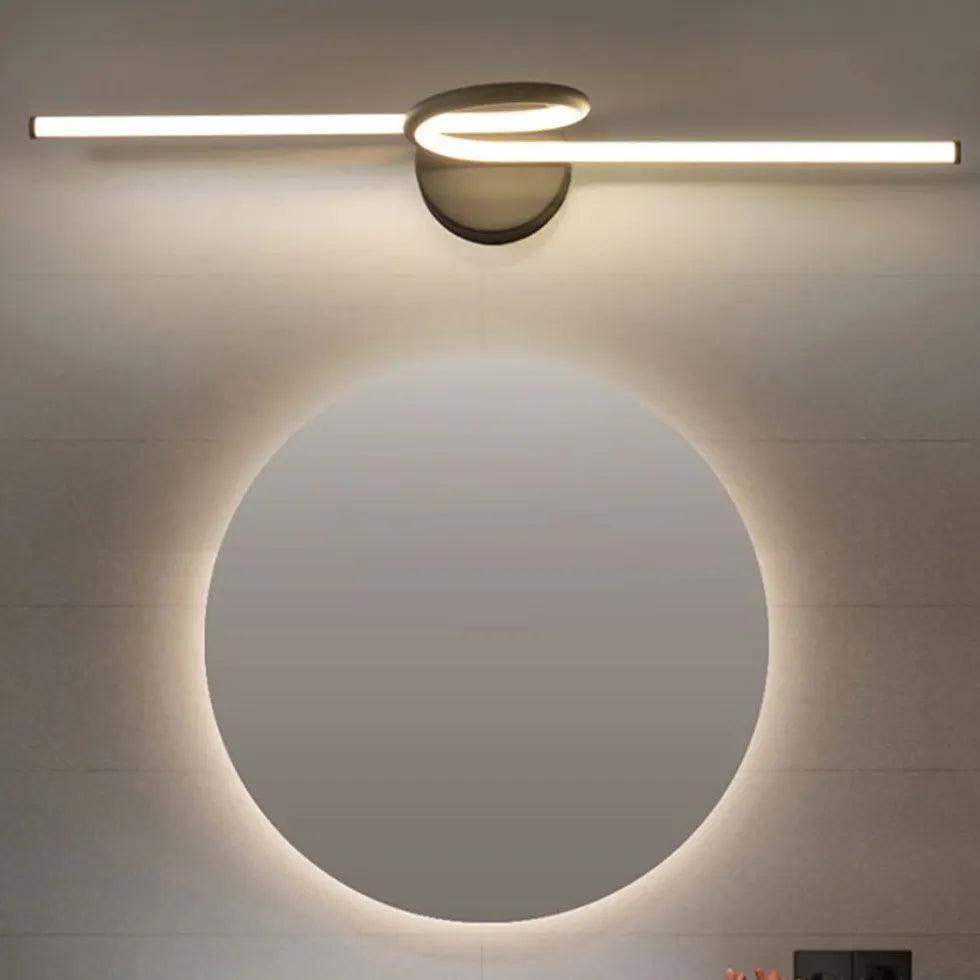 Spiral Linear Led Bathroom Wall Lights - Clowas