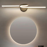 Spiral Linear Led Bathroom Wall Lights - Clowas