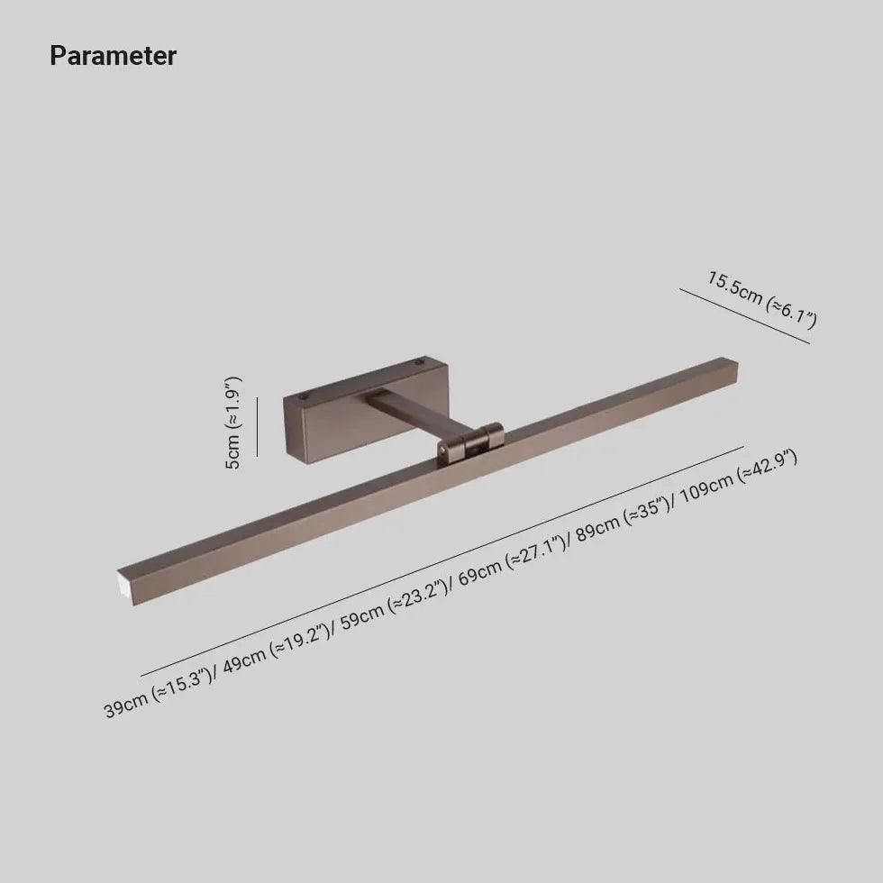 Slender Led Modern Bathroom Mirror Lights - Clowas