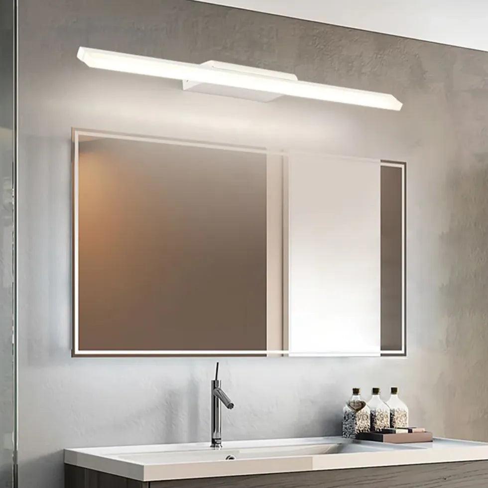 Led Minimalist White Bathroom Mirror Lights - Clowas