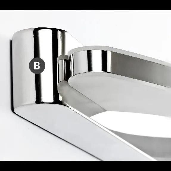 Oval Silver Led Bathroom Mirror Lights - Clowas