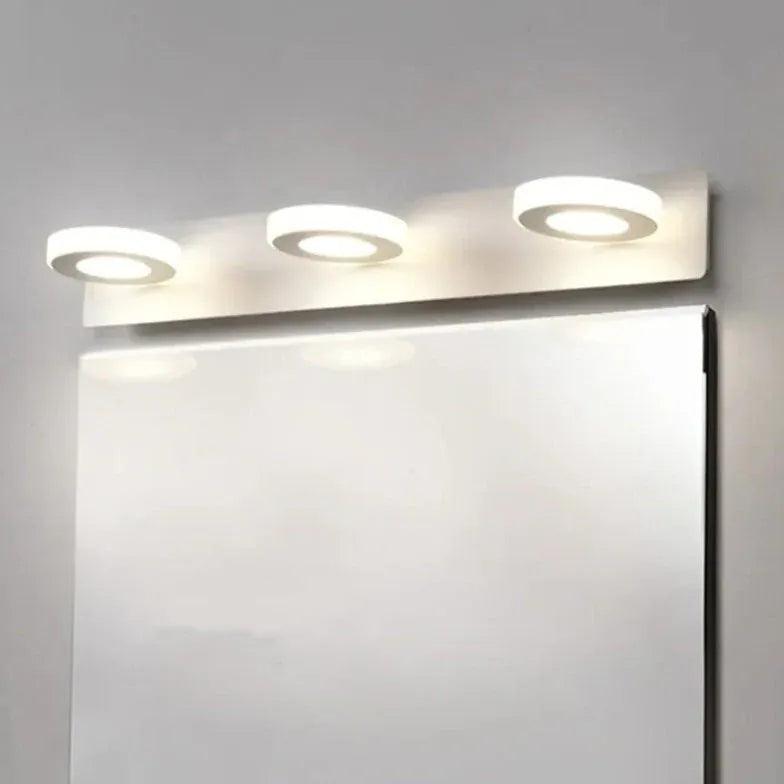 Round Led White Bathroom Wall Lights - Clowas