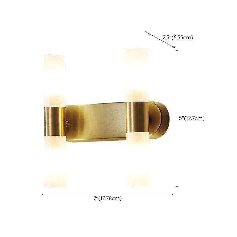 Indoor Cylinder Glass Up and Down Lights - Clowas