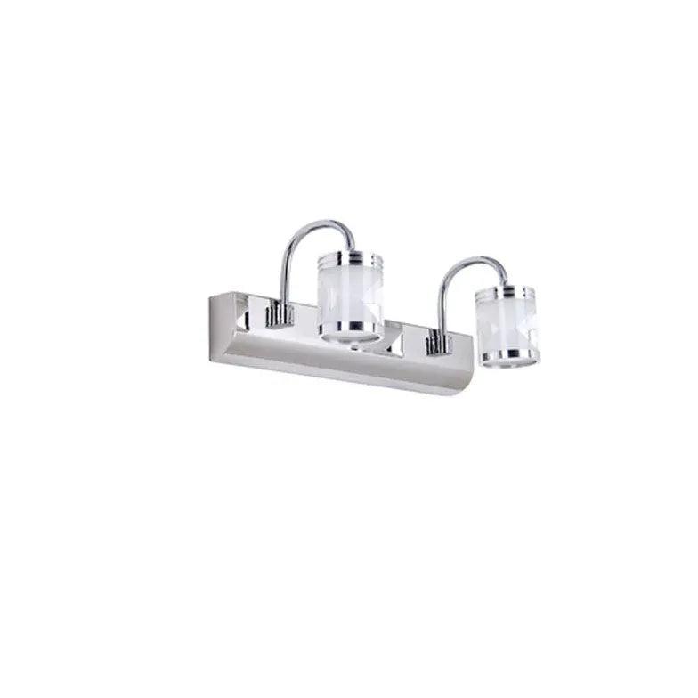 hourglass shaped Silver Bathroom Wall Lights - Clowas