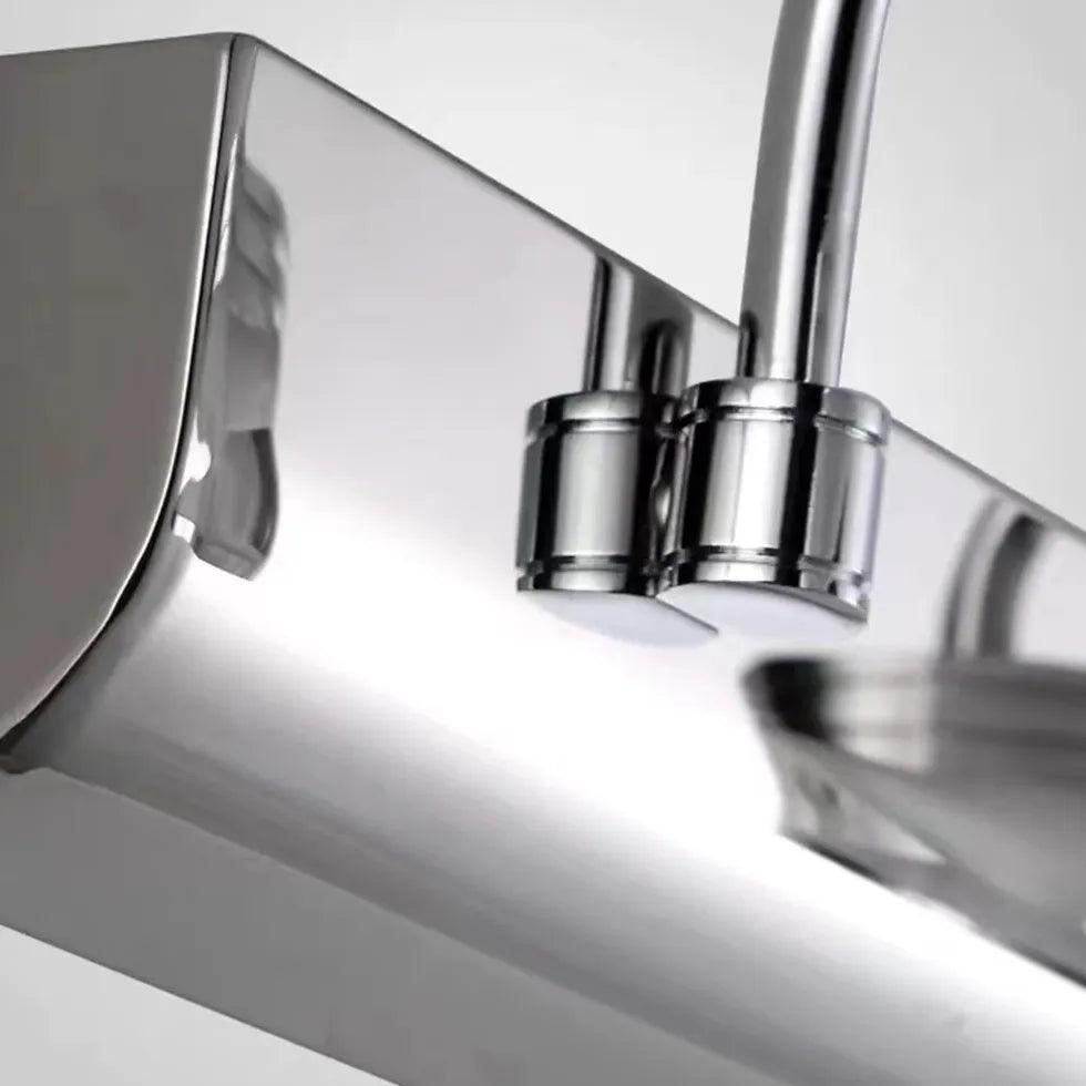 hourglass shaped Silver Bathroom Wall Lights - Clowas