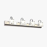 hourglass shaped Silver Bathroom Wall Lights - Clowas