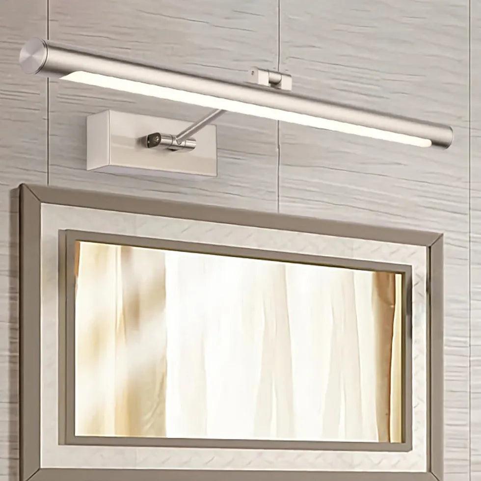 Nickel Linear Led Bathroom Mirror Lights - Clowas