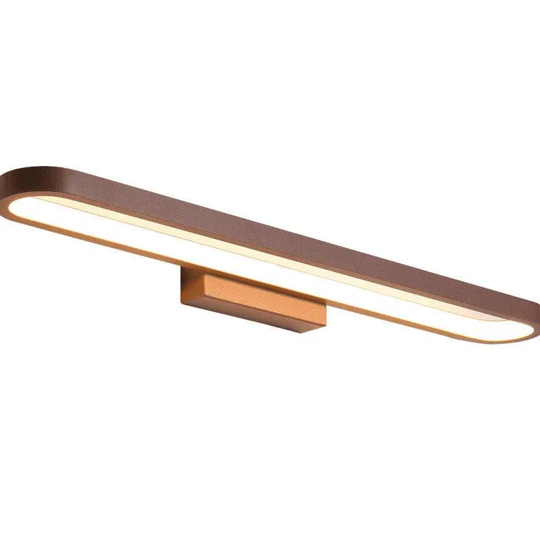 Brown Linear Led Bathroom Mirror Lights - Clowas