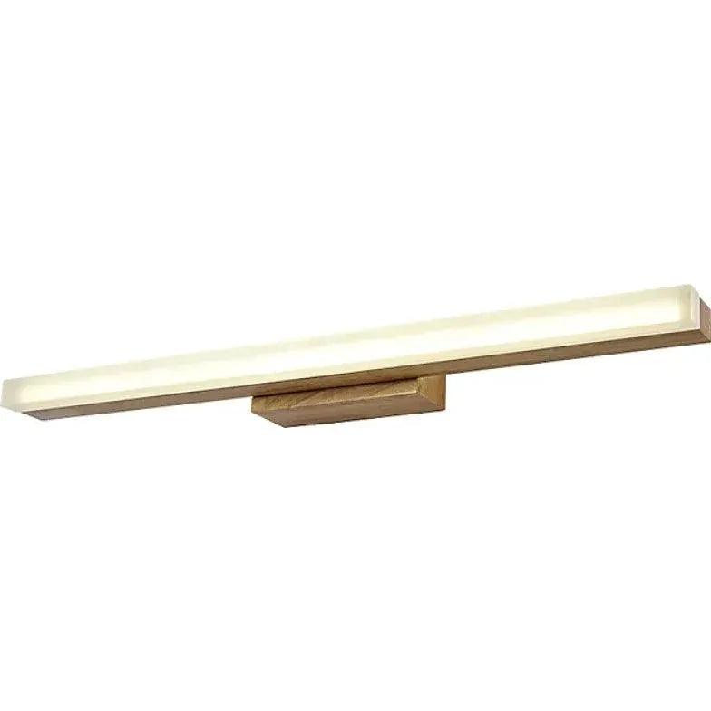 Concise Wooden Modern Bathroom Mirror Lights - Clowas