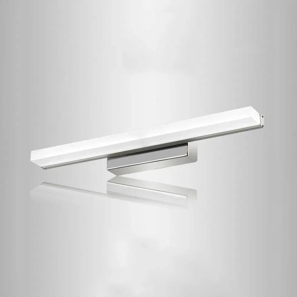 Silver Steel Led Bathroom Mirror Lights - Clowas