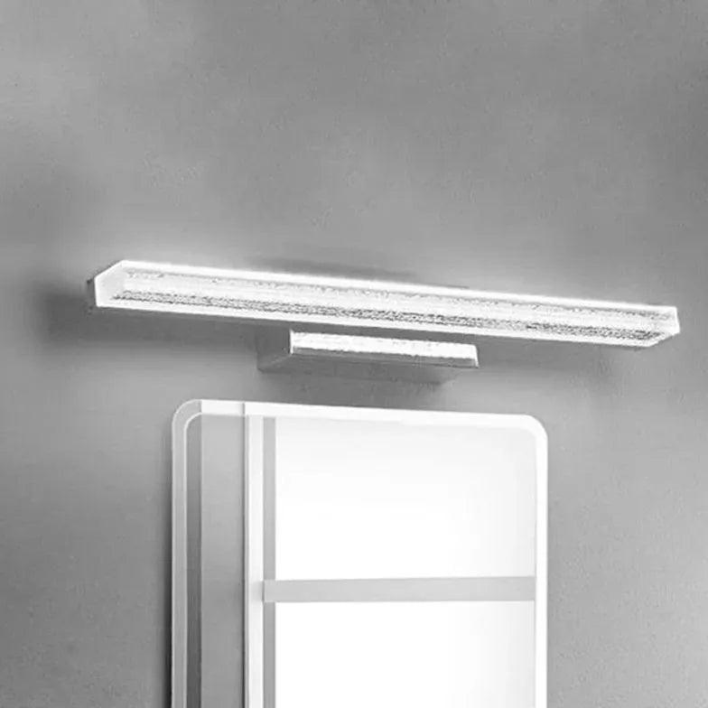 Silver Long Strip Bathroom Mirror Lights - Clowas