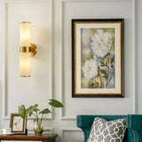 Cylinder for Bathroom Brass Wall Lights - Clowas