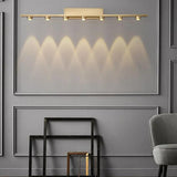 Brushed Process Led Gold Wall Lights - Clowas