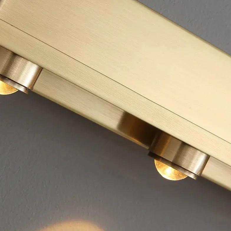 Brushed Process Led Gold Wall Lights - Clowas