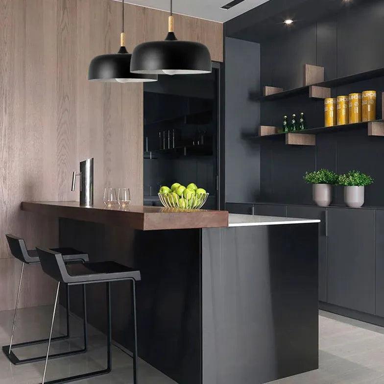 Matte Minimalist Round Modern Pendant Light - Clowas